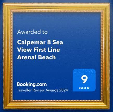 Calpemar 8 Sea View First Line Arenal Beach Exteriér fotografie